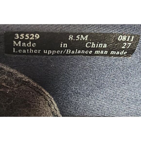 Clarks Bendables Women Navy Blue Leather Loafer Moccasin Shoes Size 8.5M - Picture 8 of 8